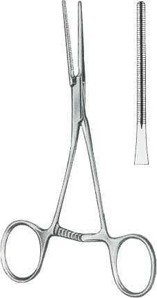 DeBakey Atraumatic Vascular Clamp — Straight