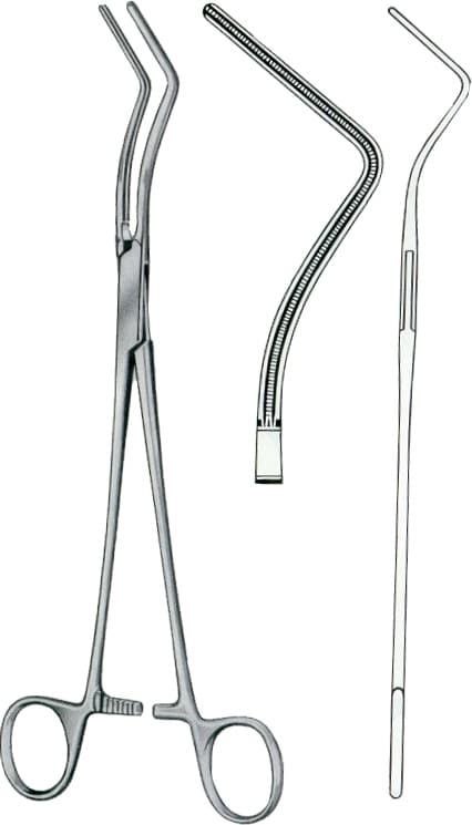 DeBakey Peripheral Vascular Clamp — Angled